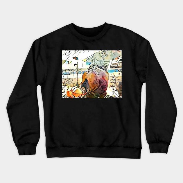 Kandinsky meets Cartagena, motif 1 Crewneck Sweatshirt by Zamart20